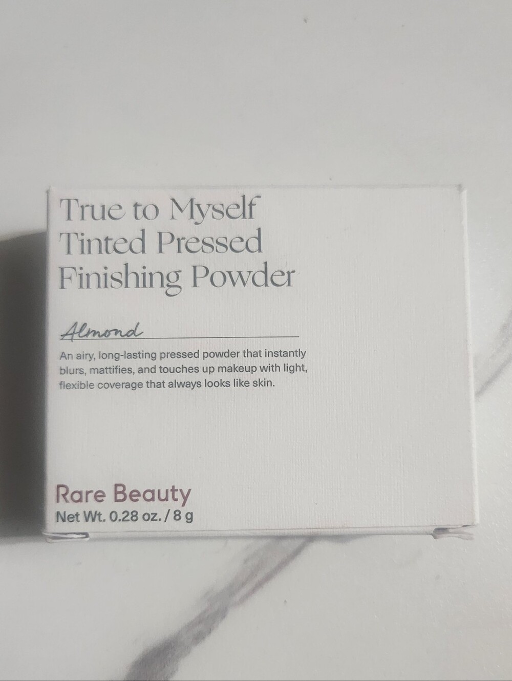 Rare Beauty True to Myself Tinted Pressed Finishing Powder — Almond